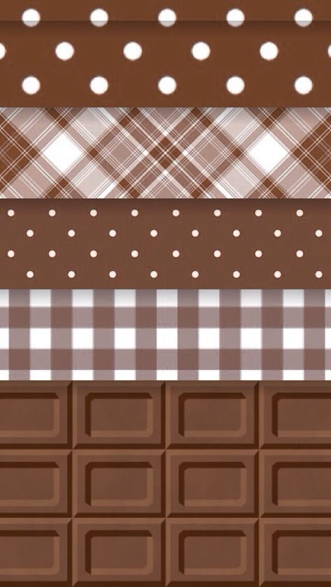 Kawaii Chocolate Wallpaper, Ranpo Aesthetic, Ads Background, Choco Biscuit, Neapolitan Ice Cream, Chocolate Girls, Iphone Homescreen Wallpaper, Cover Paper, Homescreen Wallpaper