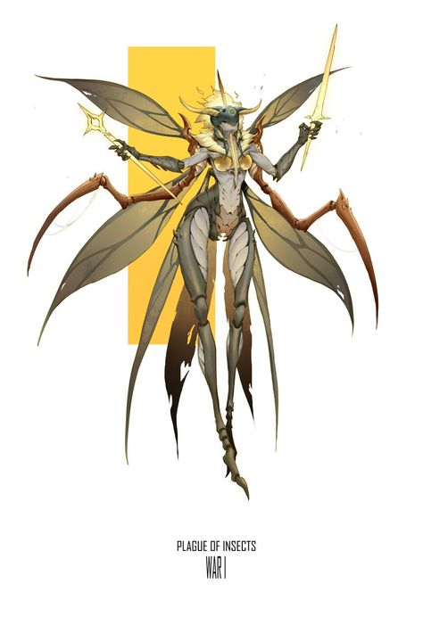 Moth Person, Bug People, Monster Characters, Fantasy Beasts, Monster Concept Art, Fantasy Races, Insect Art, Fantasy Monster, Creature Concept Art