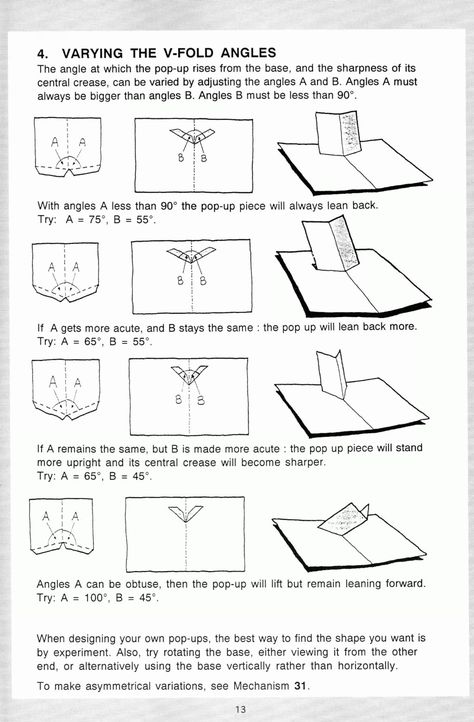 Pop up! a manual of paper mechanisms - duncan birmingham (tarquin books) [popup, papercraft, paper engineering, movable books] 2 | PDF Paper Engineering Pop Up, Pop Up Book Mechanisms, Movable Book, Popup Book, Paper Mechanics, Paper Engineering, Pop Up Art, Diy Things, Up Book