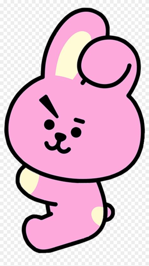 Bt21 Transparent Background, Cute Transparent Stickers, Cookie Bt21, Cute Transparent Png, Cooky Bt21, Bts 21, Bt21 Cooky, Bts Sticker, Bunting Flag