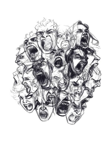 Many Faces, A Drawing, To Draw