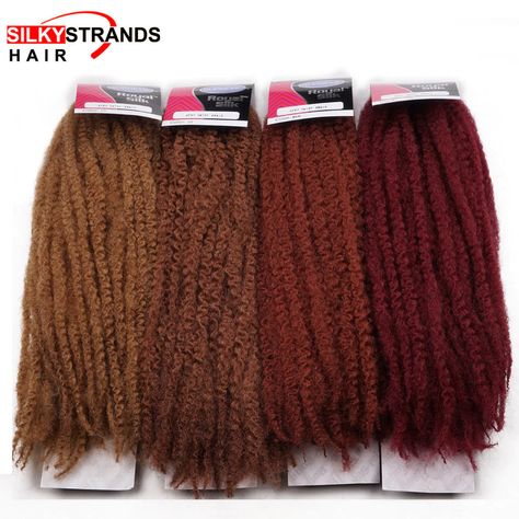 Marley Braiding Hair, Marley Braids, Kanekalon Braiding Hair, Braided Hairstyles For Black Women Cornrows, Brown Ombre Hair, Hair Crochet, Short Box Braids, Marley Hair, Crochet Twist