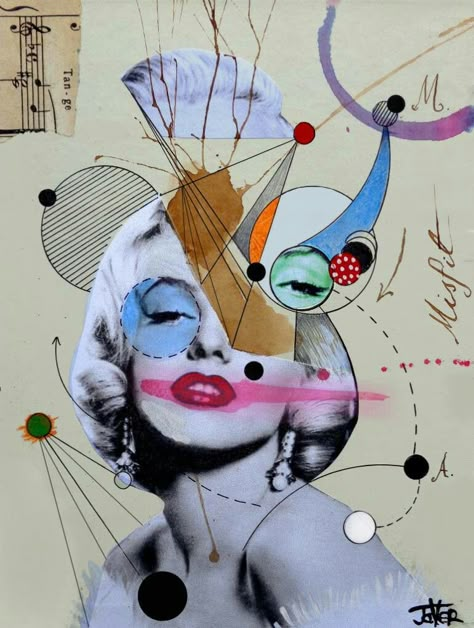 Loui Jover Art, Loui Jover, Collage Portrait, Wow Art, Arte Pop, Abstract Photography, Pics Art, Art Journals, Abstract Artists