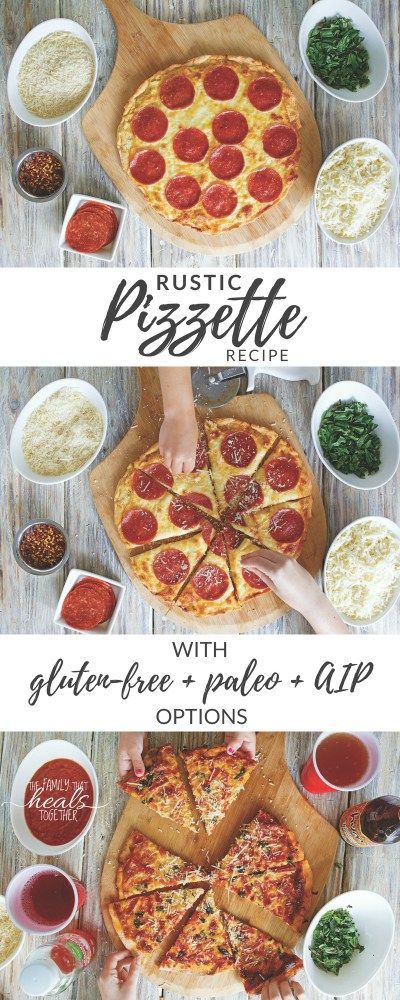 Rustic Pizza Galette Recipe (Pizzette!) with AIP Option | The Family That Heals Together Aip Prosciutto Recipes, Anti Inflammation Pizza, Aip Pizza Dough, Aip Italian Recipes, Aip Pizza Sauce, Aip Pizza Recipes, Aip Pizza Crust, Api Diet, Pizza Galette