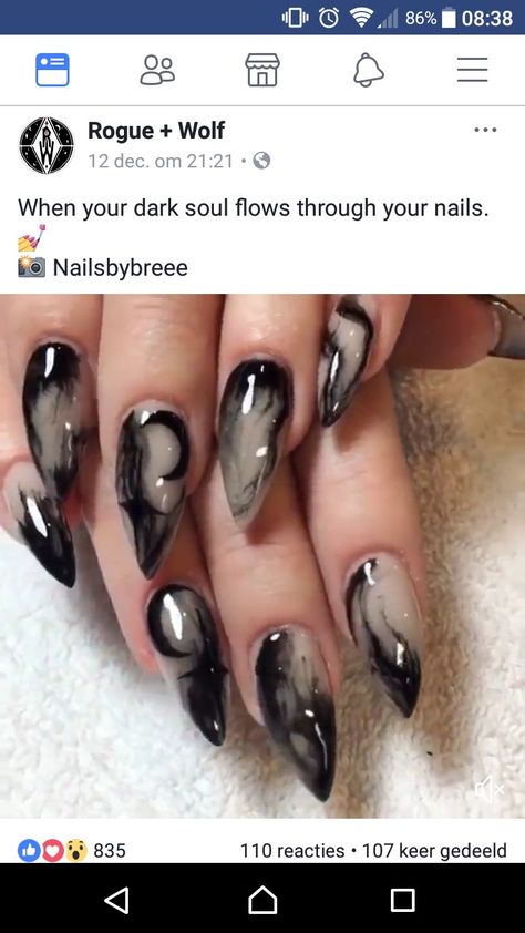 Halloween Nail Ideas, Witch Nails, Witchy Nails, Valentine Nails, Gothic Nails, Claw Nails, Goth Nails, Nail Swag, Halloween Nail Designs