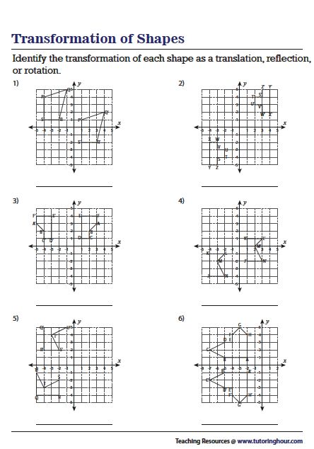 Transformation Math Notes, Math Transformations, Transformations Geometry, Rotations Math Transformations, Linear Transformations, Transformations Math, Interactive Notebooks Templates, Geometry Worksheets, Help Kids