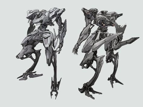 Armored Core Mech, Armored Core 6, Armoured Core, Sci Fi Mech, Robot Design Sketch, Mecha Art, Robot Designs, Battle Robots, Robot Suit