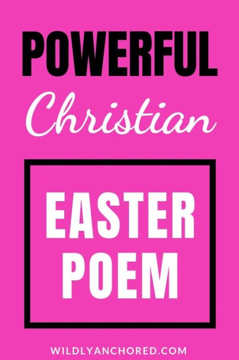 Easter Speeches, Easter Poems, Easter Devotions, Devotions For Kids, Christ Centered Easter, Easter Lessons, Easter Service, In The Beginning God, Easter Story