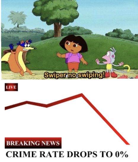 Dora X Swiper, Dora Meme, Swiper No Swiping, Dora Memes, Dora Funny, Real Funny, Silly Goofy, Luck Quotes, Good Luck Quotes