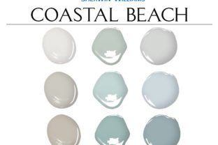 Sherwin Williams Coastal Beach Color Palette is a 25 page digital pdf presentation. If you are having a hard time deciding on the paint color for your home and are looking for Architect advice, this c... Coastal Exterior Paint Colors, Sherwin Williams Coastal, Beach House Color Palette, Sherwin Williams Sea Salt, Farmhouse Color Palette, Farmhouse Color Scheme, Coastal Paint Colors, Coastal Paint, Beach House Colors