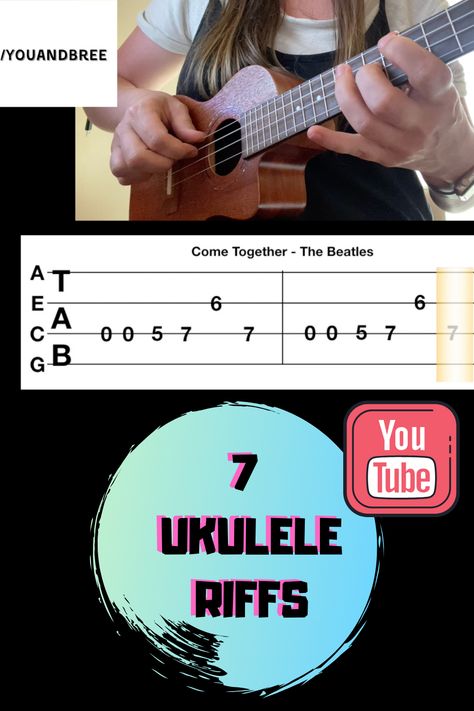 Ukulele Riffs, Ukulele Kids, Ukulele Fingerpicking, Cool Ukulele, Ukulele Tutorial, Finger Strength, Music Tutorials, Ukulele Music, Ukulele Lesson