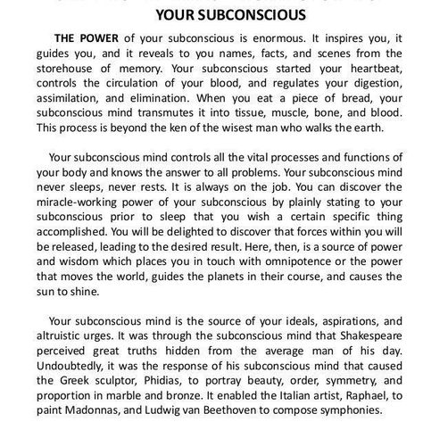 Facts About Subconscious Mind, Reprogramming Your Subconscious Mind, Subconscious Mind Reprogramming, Reprogram Subconscious Mind Affirmations, Subconscious Mind Psychology Facts, Subconscious Mind Programming, Conscious And Subconscious Mind, Reprogram Subconscious Mind, Power Of The Mind