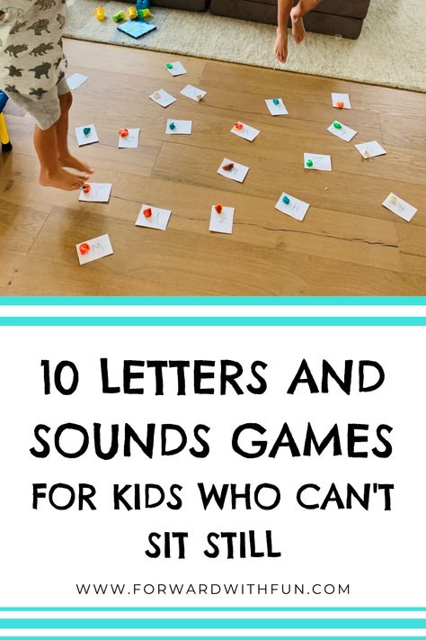 Learning Letters Kindergarten, Kindergarten Kid, Fun Letters, Letter Learning Activities, Letter Sound Activities, Fun Learning Games, Letter Recognition Activities, Letters And Sounds, Kindergarten Letters