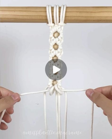 Nghi Ho | Macrame Content Creator/ Author on Instagram: "Mini flowers chain for someone who needs it🌼🌼🌼You can definitely use this pattern for plant hanger, wall hanging or in fashion accessories , that'd be cool🥰 Save it now in case you will need it later!  ———— #missknottiemacrame #macrametutorial #diytutorial #macrameartist #macramé #macramesupply #wallhanging #macramedecor #macramepattern #macramebag #macramemakers #macrameartist #macrameknots #macrameflower #macramewallhanging  #macrameplanthanger" Plant Hanger Wall, Macrame Supplies, Mini Flowers, Hanger Wall, Macrame Bag, Macrame Decor, Macrame Knots, Macrame Tutorial, Be Cool