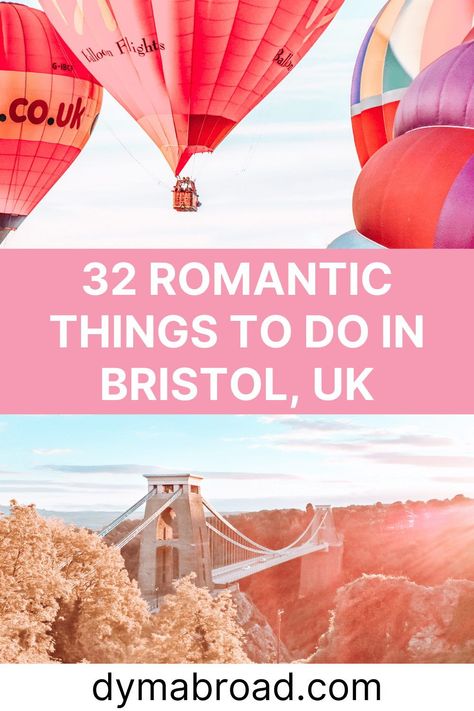 There are amazing romantic things to do in Bristol. Those who are looking for date ideas in Bristol will love all these activities! #bristol #uk #unitedkingdom #romanticthingstodo #dateideas Things To Do In Bristol, Couples Spa, City Of Bristol, Romantic Things To Do, United Kingdom Travel, Bristol Uk, Uk Photography, Romantic Things, Romantic Places