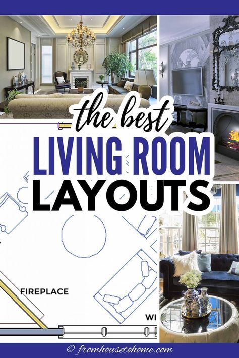 The Best Living Room Layouts Living Room Furniture Arrangement Ideas With Fireplace In Corner, Furniture Layout With Corner Fireplace, Living Room Furniture Arrangement Ideas With Fireplace And Tv, Couch And Recliner Layout, Corner Fireplace Living Room With Tv, Awkward Corner Space Living Room, Focal Point Living Room, Living Room Furniture Placement, Living Room Furniture Arrangement Ideas