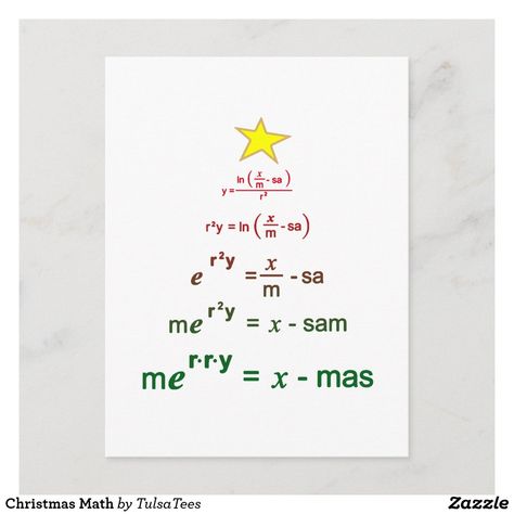 Algebra Formula, Christmas Card For Teacher, Christmas Card Writing, Christmas Cards Drawing, Cards Drawing, Card For Teacher, Homemade Holiday Cards, Card Writing, Cute Christmas Cards