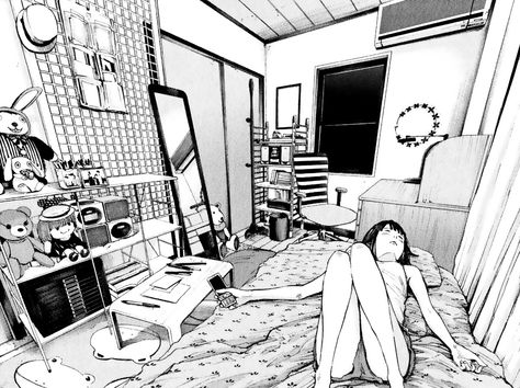 Girl On The Shore, Umibe No Onnanoko, The Climber, Goodnight Punpun, Desenho Tattoo, Perspective Drawing, Slice Of Life, Manga Panels, Manga Drawing