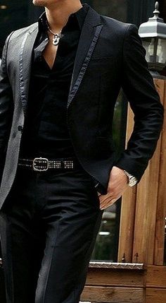 . The Suits, Fashion Suits For Men, Sharp Dressed Man, Black Suit, Mens Fashion Suits, Well Dressed Men, Gentleman Style, Black Suits, Suit Fashion