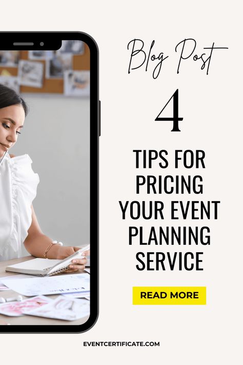 A Step-by-Step Guide to Charging for your Event Planning Service (Updated for 2024) - The Event Certificate | Digital Marketing Agency & Wedding Industry Educator for Event Planners and Wedding Planners Becoming An Event Planner, Party Planning Business, Wedding Planning Business, Planning Business, Event Planning Tips, Party Planners, Event Planning Business, Event Planners, Wedding Event Planning