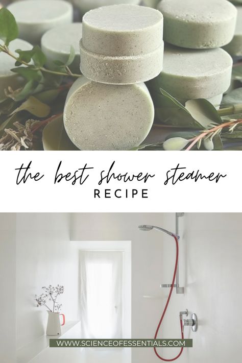 Aromatherapy Shower Steamer Recipe, Science of Essentials, blog, essential oil DIY Diy Shower Fizzes, Aromatherapy Shower Steamers, Diy Shower Melts Essential Oils, Diy Lavender Shower Steamers, Congestion Shower Steamers, Shower Steamer Gift Ideas, Decongestant Shower Melts, Epsom Salt Shower Steamers, Diy Shower Steamers For Cold