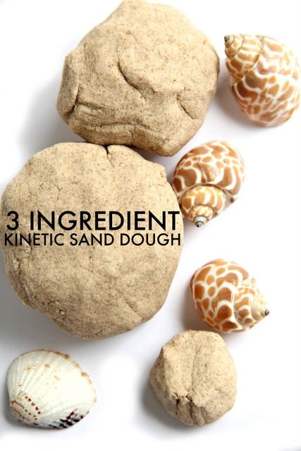 Kinetic Sand Recipe, Sand Recipe, Sand Dough, Sands Recipe, Sensory Dough, Moon Sand, Playdough Recipe, Kinetic Sand, Play Food