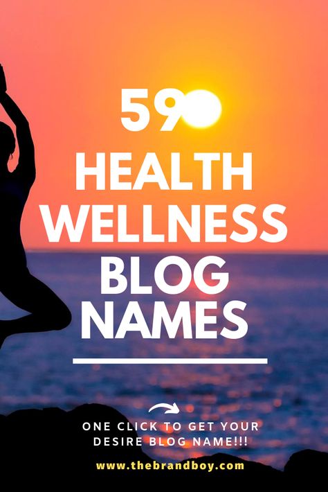 Here are the Best health and wellness blog names for you Beauty Blog Name Ideas, Fitness Instagram Names, Blog Name Ideas, Wellness Store, Nutrition Club, Wellness Studio, Name For Instagram, Instagram Names, Wellness Business