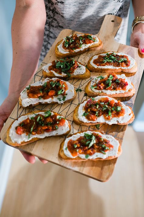 Host the Perfect Wine Tasting Party   A Recipe Wine Tasting Party Food, Wine And Cheese Party Ideas, Wine Tasting Appetizers, Wine Party Appetizers, Wine Tasting Food, Wine Appetizers, Cherry Peppers, Cheese Crostini, Goat Cheese Crostini