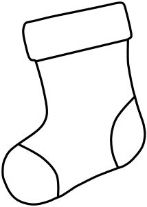 Christmas Stocking Patterns (Printable Stencils & Templates) Paper Christmas Stocking Craft, Blank Stocking Template, Christmas Decor Ideas Diy Classroom, Christmas Stocking Clip Art, Christmas Stocking Ornament Pattern, Paper Stocking Template, Christmas Shape Templates Free Printable, Christmas Socks Template, Holiday Stencils Printable