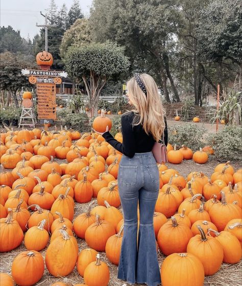 Pumpkin Patch Flannel Outfit, Fall Farm Outfit, Pumpkin Patch Outfit Hot Weather, Pumpkin Patch Fits, Pumpkin Patch Instagram Pictures, Pumpkin Patch Outfit Women, Pumpkin Patch Photo Ideas, Recreation Outfits, Pumpkin Patch Outfit Ideas