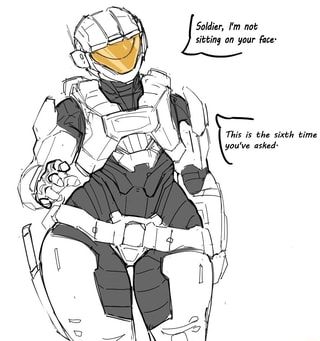 Odst Halo, Halo Drawings, Halo Funny, Girls Halo, Halo Spartan, Halo Armor, Desenhos Gravity Falls, Red Vs Blue, In Your Face