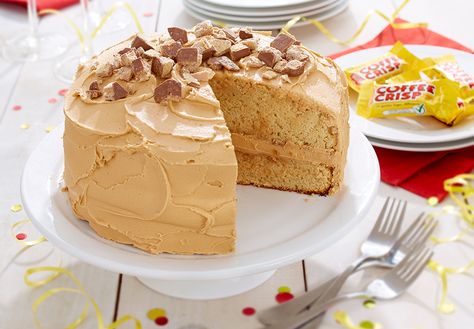 COFFEE CRISP Birthday Cake Coffee Crisp Recipe, Coffee Crisp, Coffee Infographic, Birthday Cake Recipe, Classic Cake, Crisp Recipe, Cold Brew Coffee, Coffee Cake, Cake Recipe