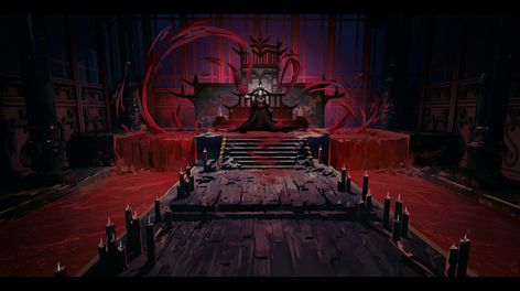 ArtStation - Throne Room - High Vampire, Pema Horeau Vampire Throne, Vampire Character, To My Friends, Throne Room, Environment Concept Art, I Can't Wait, The Vampire, Digital Painting, Art Inspo