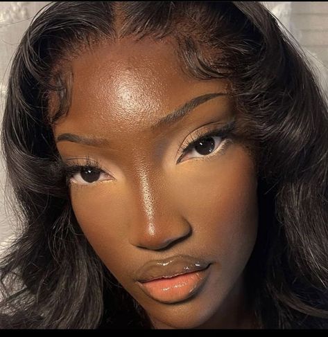 Wigs Bob, Quick Braided Hairstyles, Creative Makeup Looks, Girls Makeup, Pretty Makeup, Black Beauty, Cute Makeup, Brown Skin, 100 Human Hair