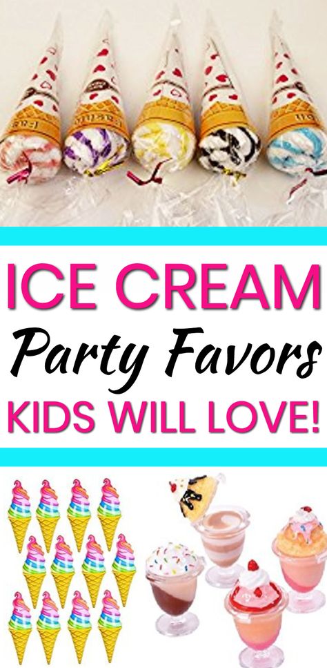 BEST Ice Cream party favors! Amazing Ice Cream party favor ideas you must see! Find Ice Cream party favors for kids birthday parties & more. Get fun gift bag ideas, Ice Cream treat ideas, easy goodie bags, cheap diy ideas and more. Cool party favors for kids, children, teens, tweens, & adults. Boys and girls will love these Ice Cream birthday party favor ideas! Find the best Ice Cream favors now! Ice Cream Birthday Party Favors, Ice Cream Party Favor Ideas, Ice Cream Party Goodie Bags, Ice Cream Goody Bags, Ice Cream Theme Birthday Party Favors, Ice Cream Theme Goodie Bags, Ice Cream Party Gift Bags, Ice Cream Party Favors Kids Goodie Bags, Ice Cream Favor