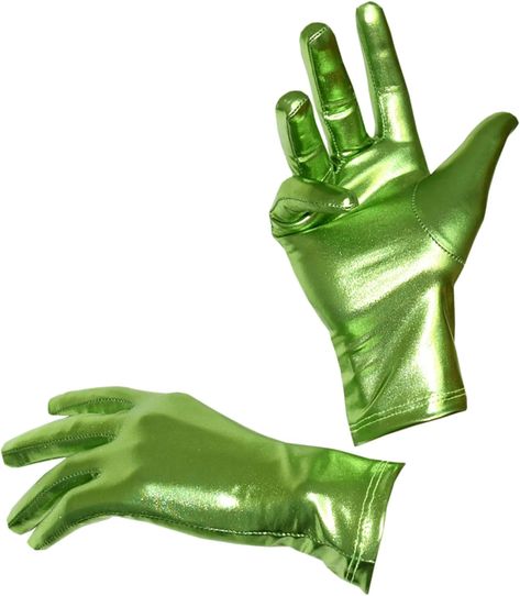 AmazonSmile: Seeksmile Adult Unisex Shiny Metallic Spandex Gloves Halloween Cosplay Costume Hand Accessories (Light Green) : Clothing, Shoes & Jewelry Green Gloves Long, Light Green Gloves, Green Cosplay, Cosplay Style, Green Clothing, Costume Gloves, Christmas Birthday Party, Opera Gloves, Hand Accessories