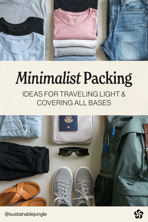 Flat lay of essential items needed for easy light travel Packing List Two Weeks, 3 Week Trip Packing List, Pack For One Week In A Carry On, Five Day Trip Packing List, Packing For A Two Week Trip, 4 Days Trip Packing List, How To Pack Minimally, Pack Outfits For Travel, Minimalist Winter Packing List