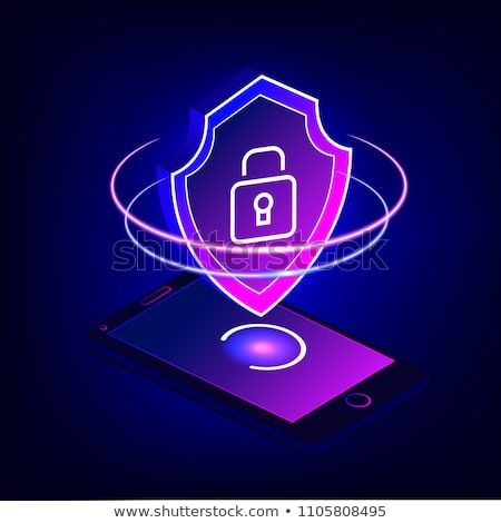 Mobile security app on 3d smartphone screen. User touch screen. Secure technology concept. Trendy style background. 3d Smartphone, Smart Casual Wardrobe, Mobile Security, Style Background, Graduation Project, Technology Background, Window View, Software Update, Dance Class