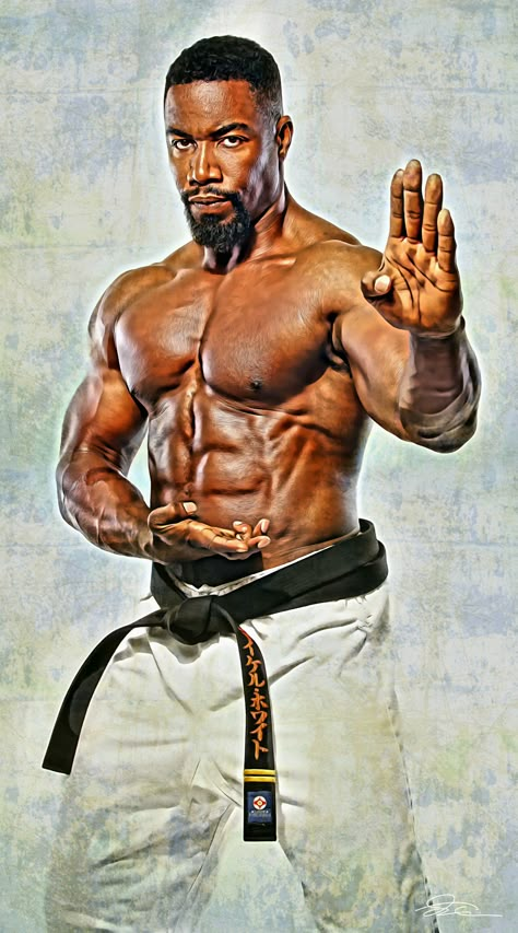 Michael Jai White is an American actor and martial artist who has appeared in numerous films and television series. Image Illusion, Mighty Mike, Michael Jai White, Workout Man, Kyokushin Karate, Boxe Thai, Martial Arts Movies, Pencak Silat, Ju Jitsu