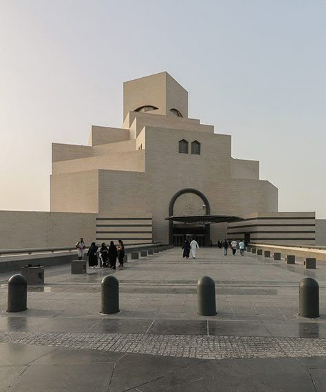 Museum Of Islamic Art, I M Pei, Unusual Buildings, Japanese Architect, Architecture Landmark, New Museum, Structure Design, Islamic Architecture, Design Museum