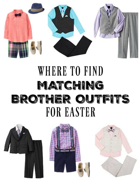 The most dandy matching brother outfits for Easter! Outfits For Easter, Kids Easter Outfits, Easter Fashion, Mommy Blog, Easter Crafts Diy, Fabulous Clothes, Easter Outfit, Easter Crafts For Kids, Easter Ideas