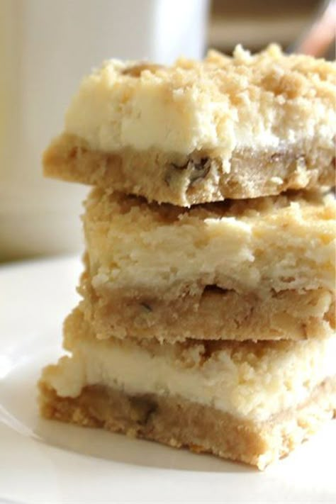 Cream Cheese Bar Cookies, Peanut Butter Cream Cheese Bars, Lemon Cream Cheese Brownie Bars, Cream Cheese Dainties, Baked Goods With Cream Cheese, Lemon Cream Cheese Recipes, Cookies And Bars Recipes, Dessert Recipes Using Cream Cheese, No Bake Cream Cheese Recipes