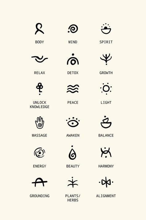 Symbols Of Health, Wellness Symbols, Evolution Symbol, Holistic Tattoo, Symbol For Growth, Transformation Symbol, Transformation Logo, Symbols Of Growth, Iconography Design