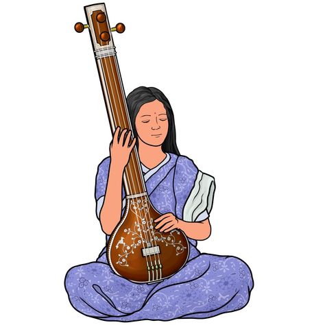 #Tanpura ( #Tampura ) / musical instruments clipart / India Musical Instruments Clipart, Drawing Body Proportions, Indian Musical Instruments, Musical Instruments Drawing, Instruments Art, Indian Classical Music, Flower Drawing Tutorials, Music Drawings, Music Illustration