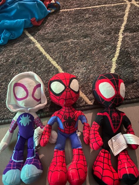 Spiderman Plushies, Spiderman Items, Spider Man Stuff, Spiderman Merch, Sipder Man, Spiderman Plush, Spiderman Collection, Spiderman Toys, Spiderman Stuff