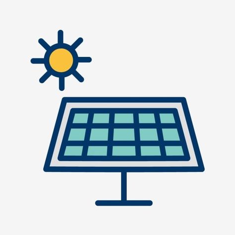 Solar Drawing, Energy Icon, Earth Projects, Cane Tips, Energy Logo, 2d Illustration, Panel Solar, Flat Icons Set, Png Hd