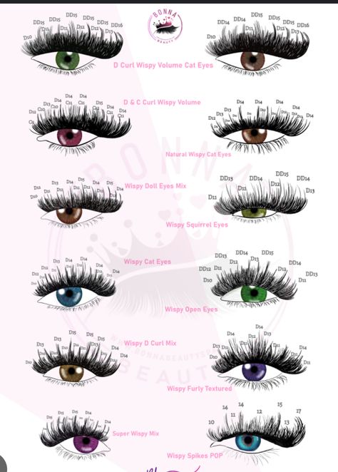 Lash Chart Styles, Different Lash Maps, Lash Practice Charts, Doll Eye Eyelash Extensions Map, Lash Map Clusters Cat Eye, C Curl Lash Map, Bottom Lash Map, Strip Lash Mapping, 40d Lash Cluster Map