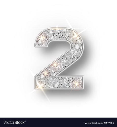 Silver Typography Fonts, Table Numbers Silver, Silver Font, Glitter Letters Zazzle, Font Number, 2023 Photo, Silver Numbers, Cute Wedding, Instagram Graphic