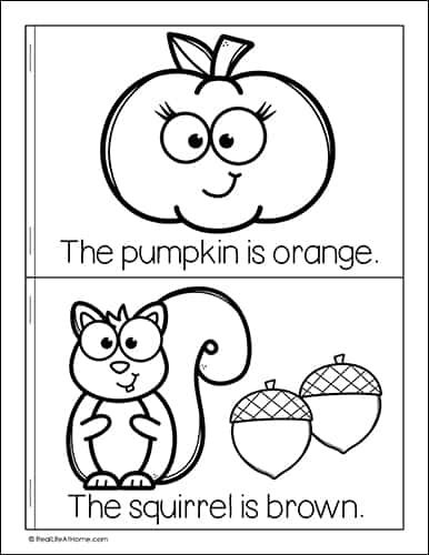 Fall Books Preschoolers, What Is Fall Preschool, My Fall Book Printable, Fall For Preschool Lesson Theme, The Colors Of Fall Book, Pre K Fall Printables, Books About Fall Preschool, Fall Reading Activities Preschool, Free Fall Activities For Kindergarten