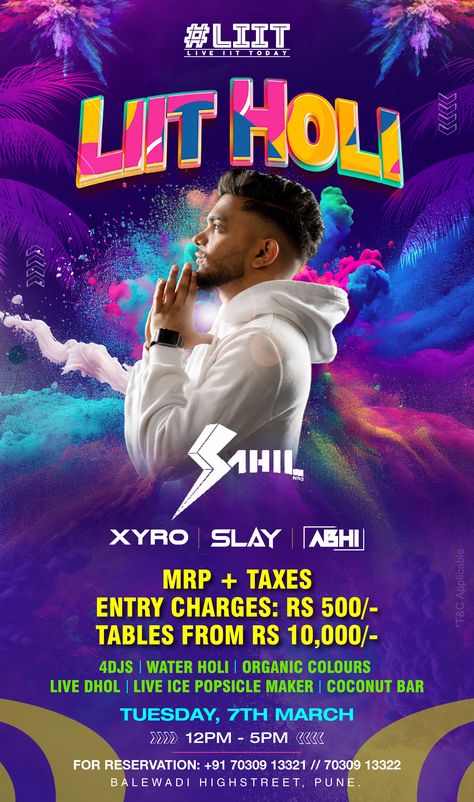 Holi Graphics, Holi Poster Design, Holi Posters, Holi Flyer, Holi Event, Club Posters, Concert Flyers, Holi Poster, Holi Party